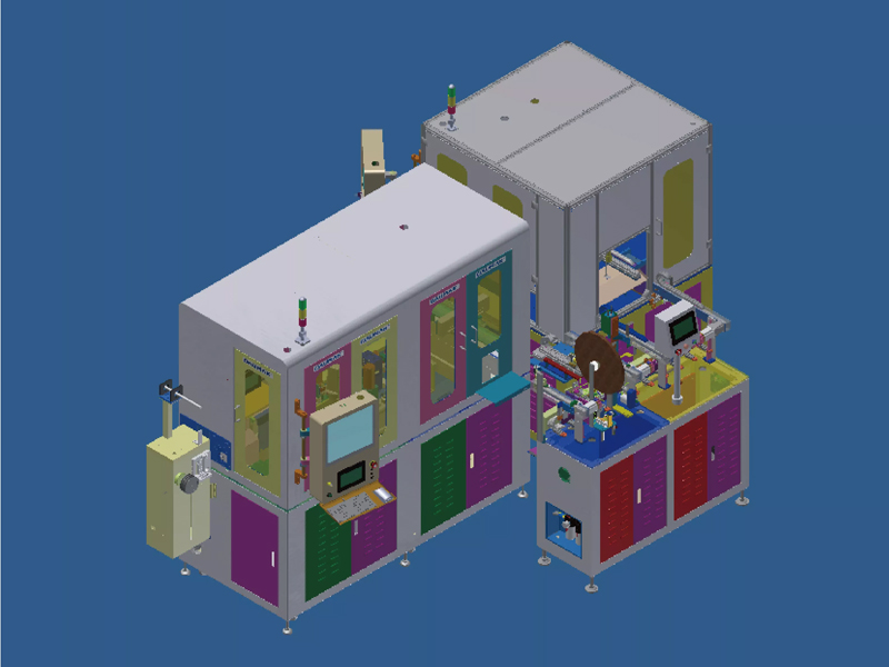 Automatic heat shrink tubing machine