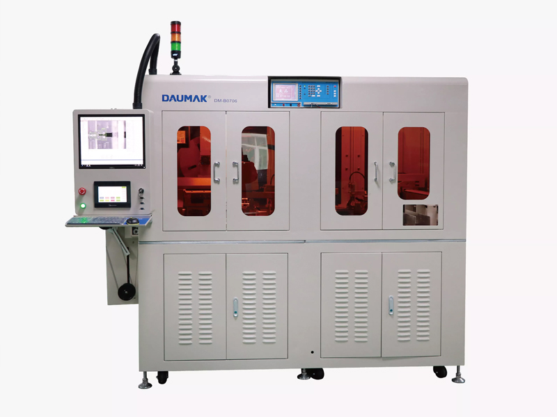 Fully automatic coaxial wire end tinning machine