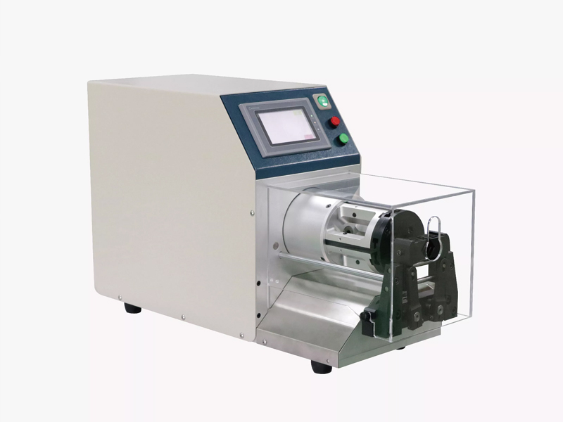 Semi automatic coaxial wire stripping machine