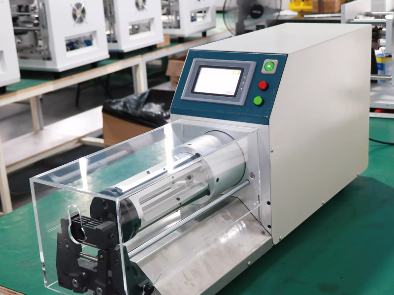 Semi automatic coaxial wire stripping machine